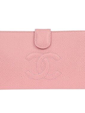 Chanel Pink Calfskin Bifold Wallet 177930